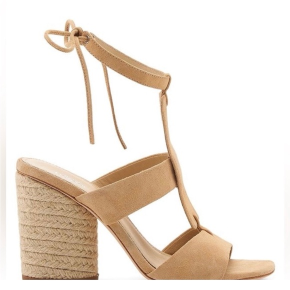 Botkier Alexia Suede Ankle Tie Sandals - Picture 3 of 9